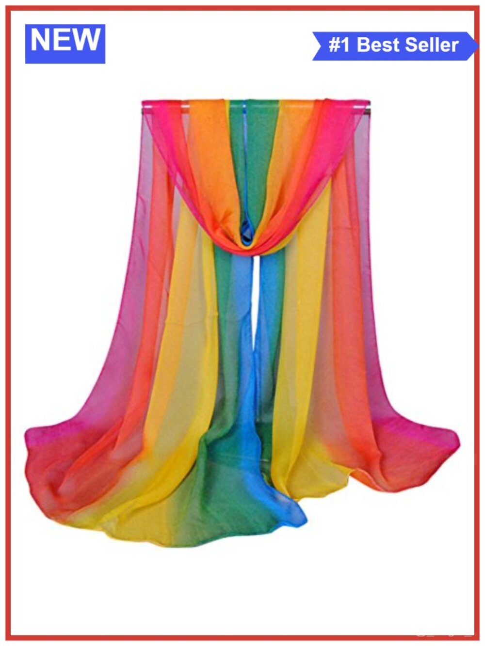 Soft Chiffon Lightweight Neck Scarf Head Hair Wrap